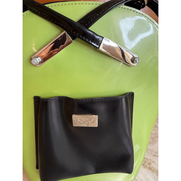 Beijo Classic Patent Leather Statement Backpack Avocado Green Black main image 10